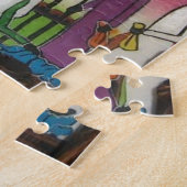 アフリカのクリスマスの出生場面 ジグソーパズル (側面)