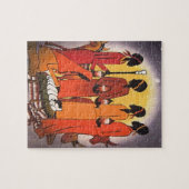 アフリカのクリスマスの出生場面 ジグソーパズル (横)