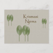 アフリカのクリスマスホリデー葉書 シーズンポストカード (正面)