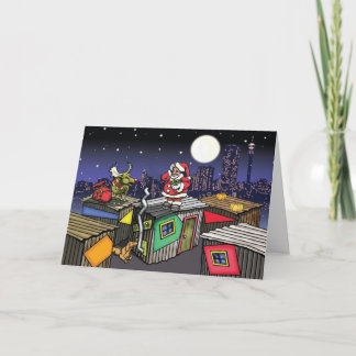 アフリカのクリスマス シーズンカード