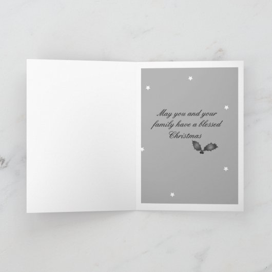 アフリカのクリスマス シーズンカード (内部)