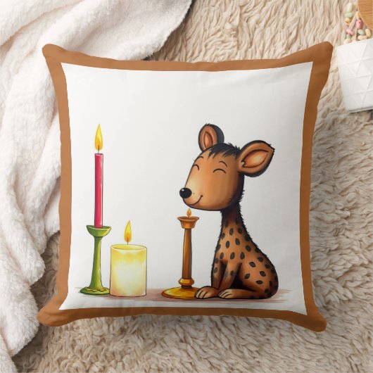 アフリカのクワンザ族の変装した野生動物 クッション (ブランケット)