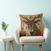 アフリカのクワンザ族の変装した野生動物 クッション (椅子)