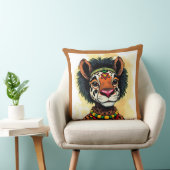 アフリカのクワンザ族の変装した野生動物 クッション (椅子)