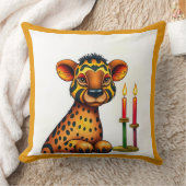 アフリカのクワンザ族の変装した野生動物 クッション (ブランケット)