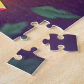 アフリカのクワンザ族の変装した野生動物 ジグソーパズル (側面)