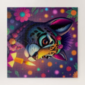 アフリカのクワンザ族の変装した野生動物 ジグソーパズル (横)