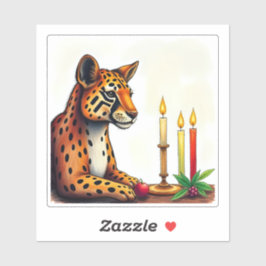 アフリカのクワンザ族の野生動物が変装 シール