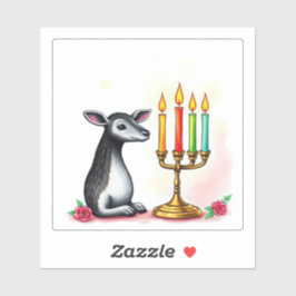 アフリカのクワンザ族の野生動物が変装 シール