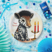 アフリカのクワンザ族の野生動物が変装 ペーパープレート (パーティー)