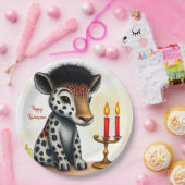 アフリカのクワンザ族の野生動物が変装 ペーパープレート (パーティー)