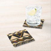 アフリカのコースター スクエアペーパーコースター (インサイチュ)