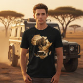 アフリカのサイ | アフリカの誇り野生動物 トライブレンドTシャツ