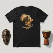 アフリカのサイ | アフリカの誇り野生動物 トライブレンドTシャツ