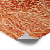 アフリカのサバンナでのキリンの背部に対する攻撃 ポスター (角)