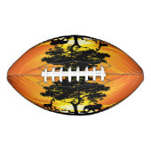 アフリカのサバンナに生息する野生動物の夕日 アメリカンフットボール (正面)