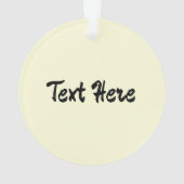 アフリカのサバンナに生息する野生動物の夕日 オーナメント (裏面)