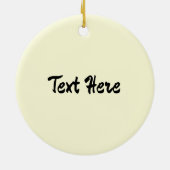 アフリカのサバンナに生息する野生動物の夕日 セラミックオーナメント (裏面)