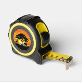 アフリカのサバンナに生息する野生動物の夕日 メジャー (傾斜)