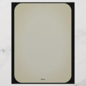 アフリカのサバンナに生息する野生動物の夕日 レターヘッド (裏面)