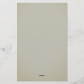 アフリカのサバンナに生息する野生動物の夕日 便箋 (裏面)