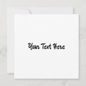 アフリカのサバンナに生息する野生動物の夕日 招待状 (裏面)