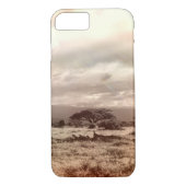 アフリカのサバンナの白黒アカシア Case-Mate iPhoneケース (裏面)