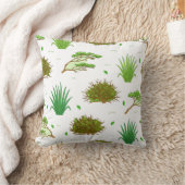 アフリカのサバンナの風景パターン クッション (ブランケット)