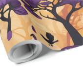 アフリカのサバンナ・サンセットで鹿を追う人々への贈り物 ラッピングペーパー (ロールコーナー)