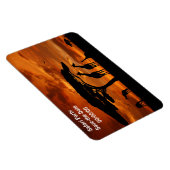 アフリカのサファリで夕暮れ マグネット (右側)