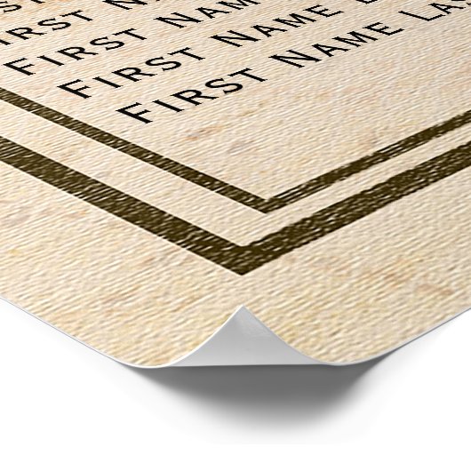 アフリカのサファリのジャフラフとツリー結婚の座席 ポスター (角)