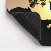 アフリカのサファリのmousepad マウスパッド (コーナー)
