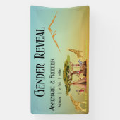 アフリカのサファリを性別で表示 横断幕 (縦)