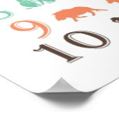 アフリカのサファリカウントポスター ポスター (角)