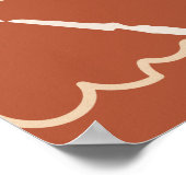 アフリカのサファリヴィンテージ旅行ポスターを体験 ポスター (角)