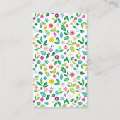 アフリカのサファリ動物の赤ちゃんシャワー予約リクエスト エンクロージャーカード (裏面)