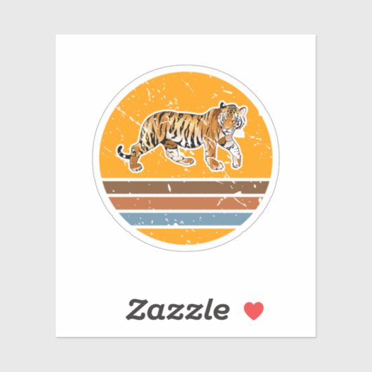 アフリカのサファリ動物愛好家ギフトタイガー。パーフェクトド シール (シート)