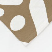 アフリカのサファリ泥の布プリント毛布 フリースブランケット (角)