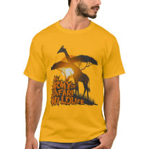 アフリカのサファリ野生生物：マジェスティックジラフェス美しい