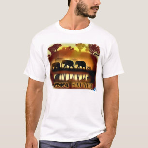 アフリカのサファリ Tシャツ