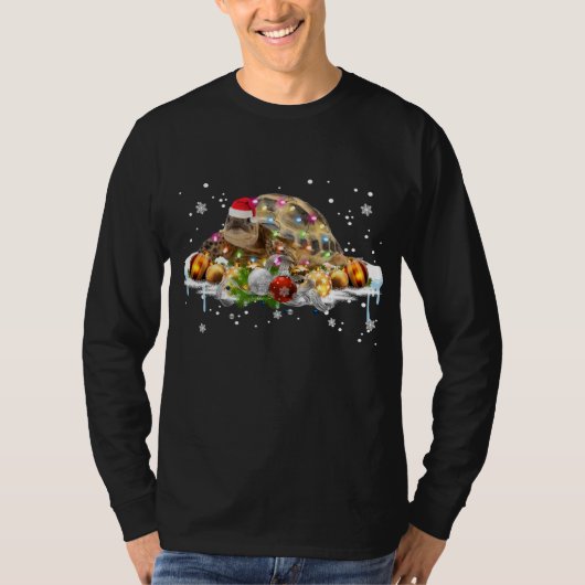 アフリカのサルカタータスサンタクリスマス愛好家Xm Tシャツ (正面)