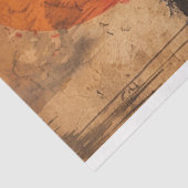 アフリカのサンセットキリンのデコパージュ 薄葉紙 (詳細)