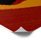 アフリカのサンセットゾウ ポスター (角)