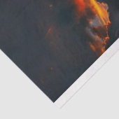 アフリカのサンセットツリーゾウの切り離し 薄葉紙 (詳細)