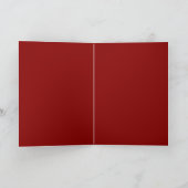 アフリカのサンタグリーティングカードブラックサンタカード カード (内部)