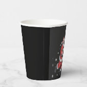 アフリカのサンタ夫人クロース踊りアフリカ系アメリカ 紙コップ (右)