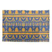 アフリカのシェブロン：民族部族パターン 枕カバー (裏面)