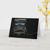 アフリカのシクリッドの挨拶状 カード (黄色い花)