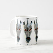 アフリカのシマウママグカップ コーヒーマグカップ (正面左)