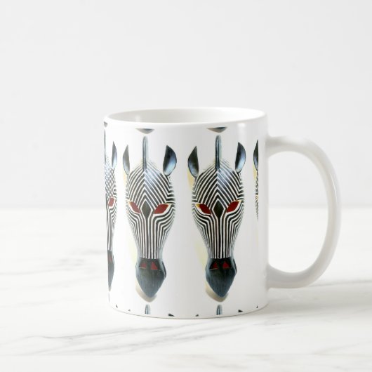 アフリカのシマウママグカップ コーヒーマグカップ (右)